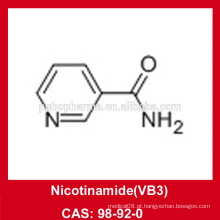 Nicotinamida (VB3) em pó / CAS 98-92-0 / USP36 / BP2012 / GMP / DMF / Halal